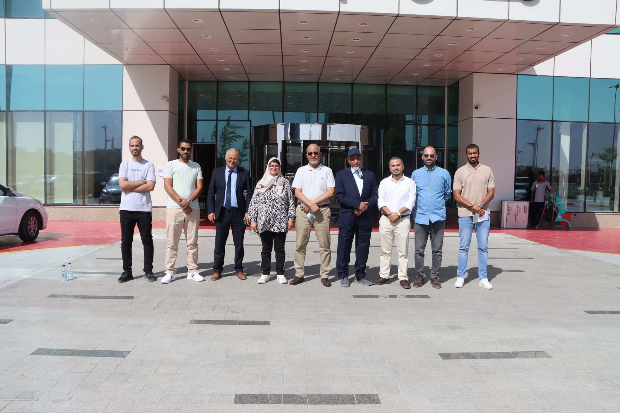 شركــة مجموعة العمرو مـع مكـتب الصبر للدراسات والاستشارات الهندسية فـي زيارة مـيدانية لمستشفى د. سليمان الحبيب